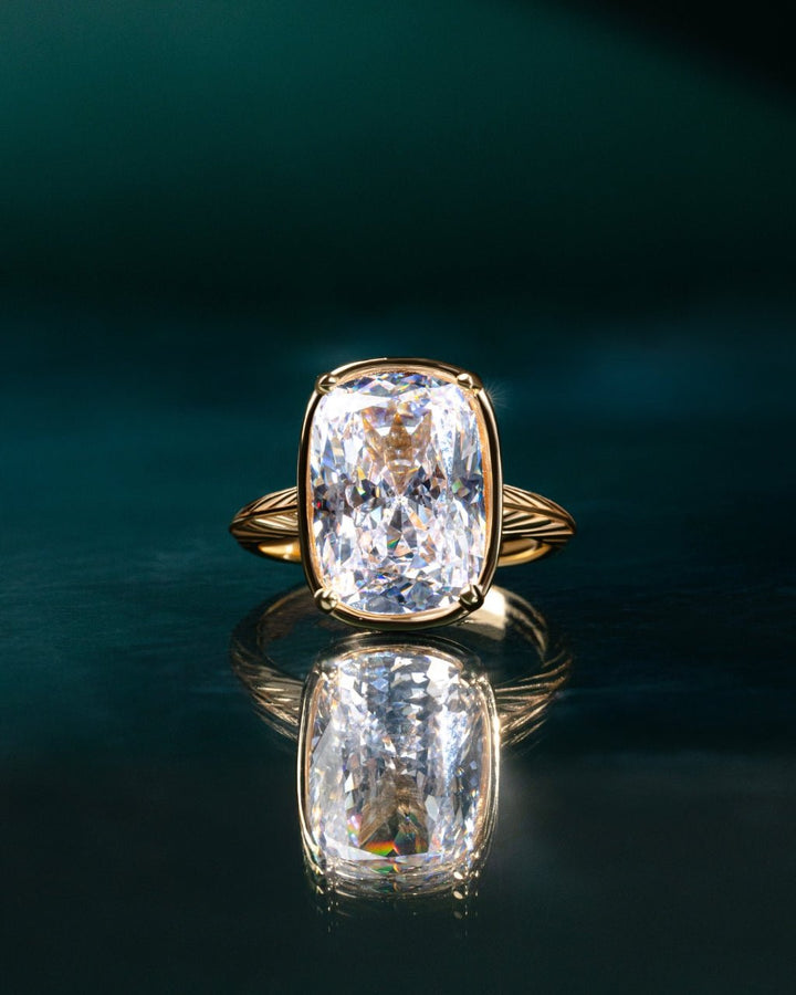 Elongated Cushion Cocktail Ring 4ct & 8ct