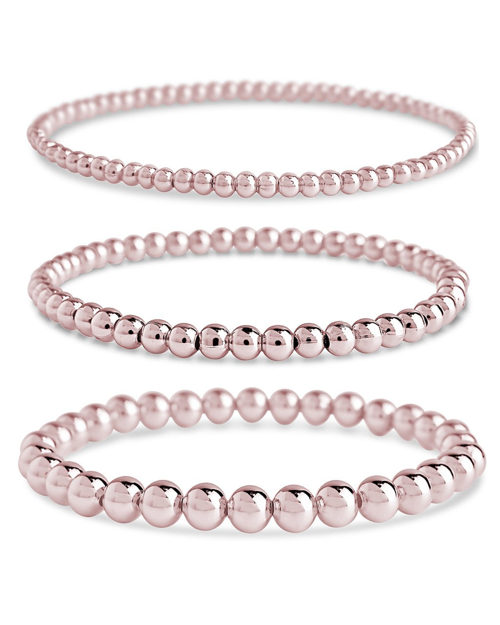 Beaded Stretch Bracelet Sets by Sterling Forever