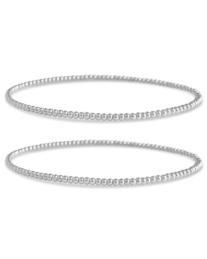 Beaded Stretch Bracelet Sets by Sterling Forever