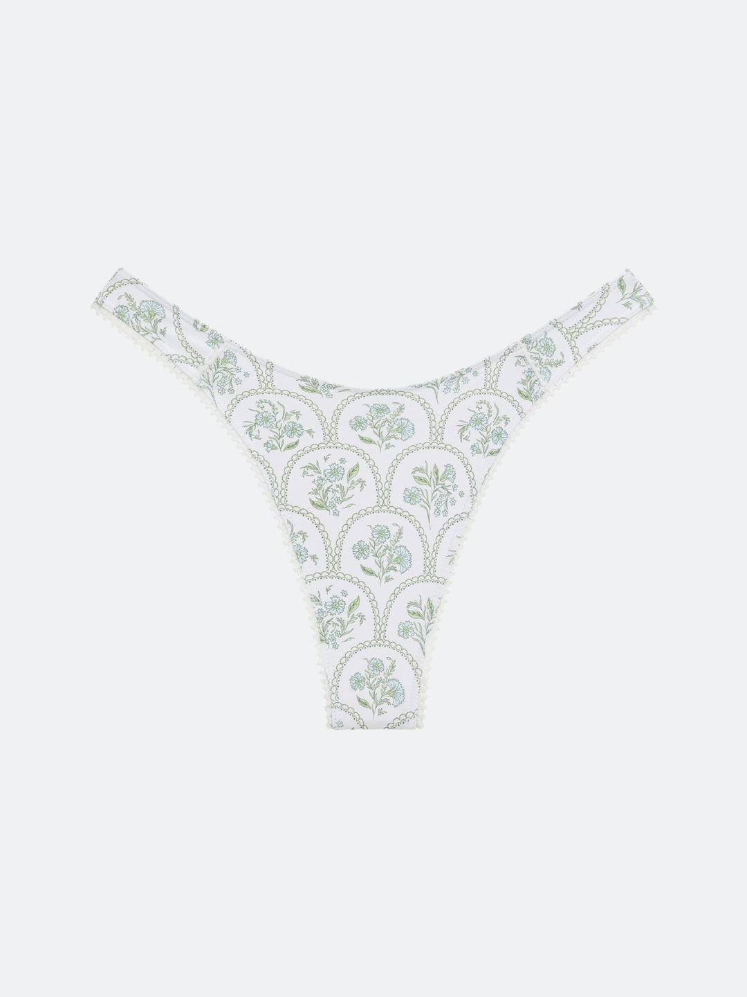 NANTUCKET BIKINI BOTTOM - FLORAL TILE