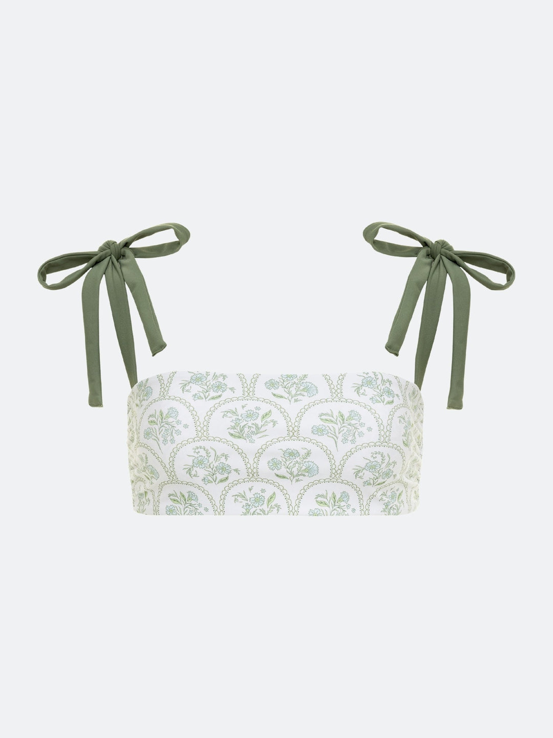 MADAKET REVERSIBLE BIKINI TOP - FLORAL TILE