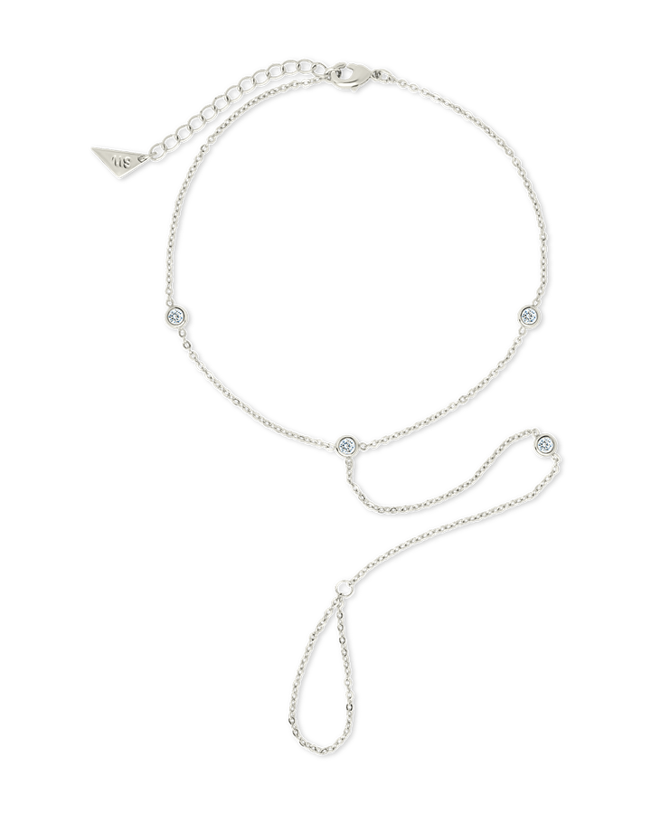 Sylvia CZ Chain Toe Anklet
