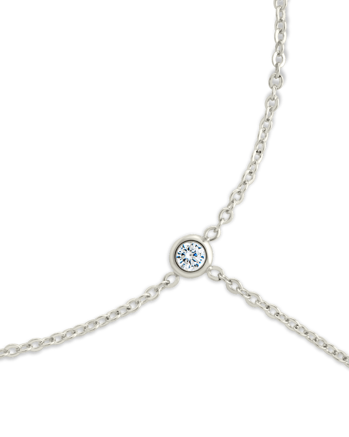 Sylvia CZ Chain Toe Anklet