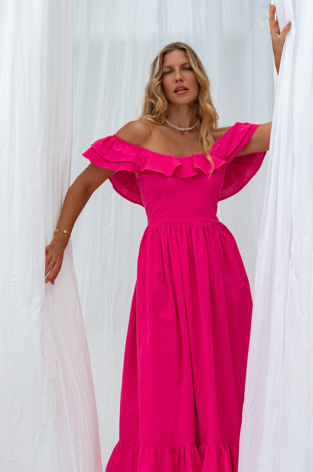 Alethea Summer Midi Dress by Bali ELF