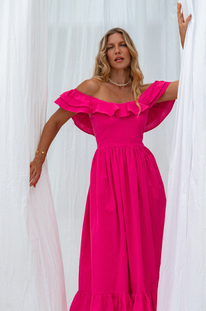 Alethea Summer Midi Dress by Bali ELF