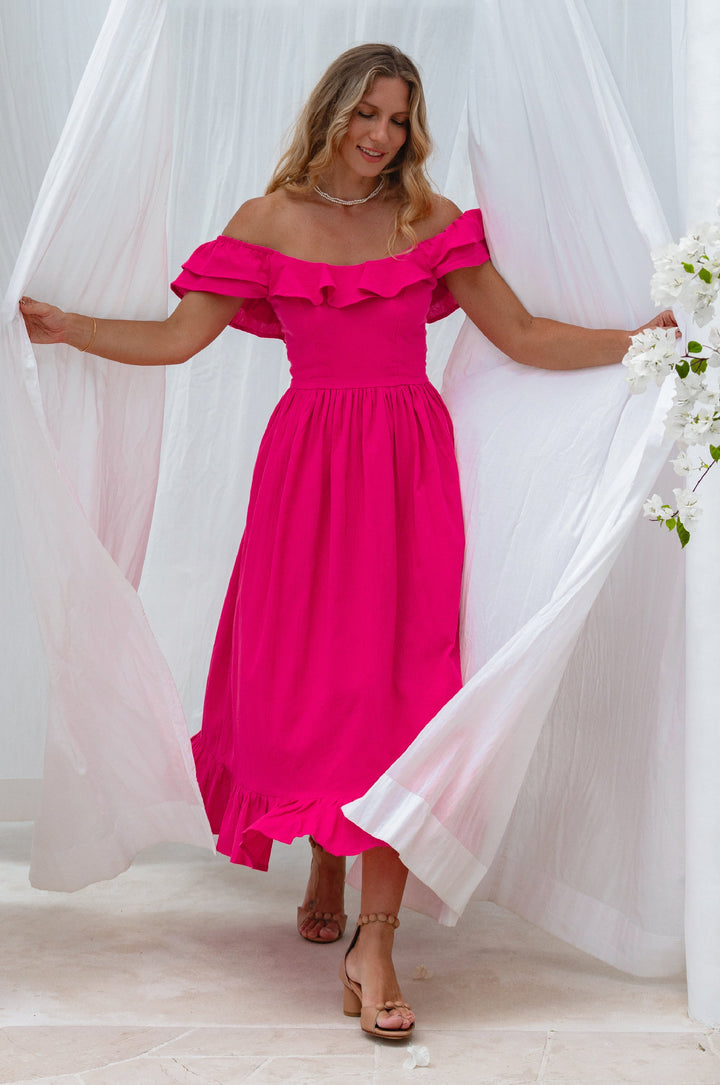 Alethea Summer Midi Dress by Bali ELF