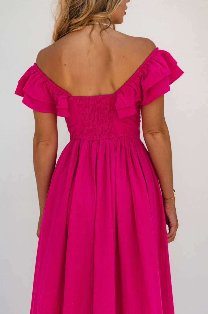 Alethea Summer Midi Dress by Bali ELF