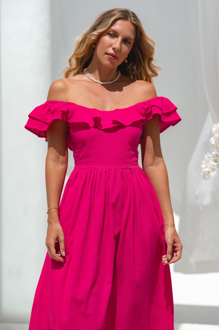 Alethea Summer Midi Dress by Bali ELF