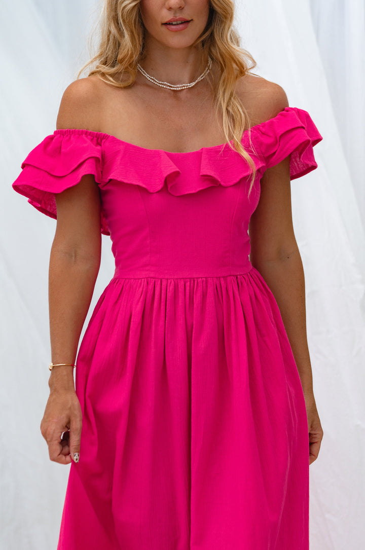 Alethea Summer Midi Dress by Bali ELF