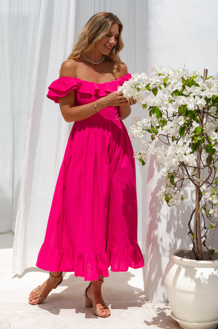 Alethea Summer Midi Dress by Bali ELF