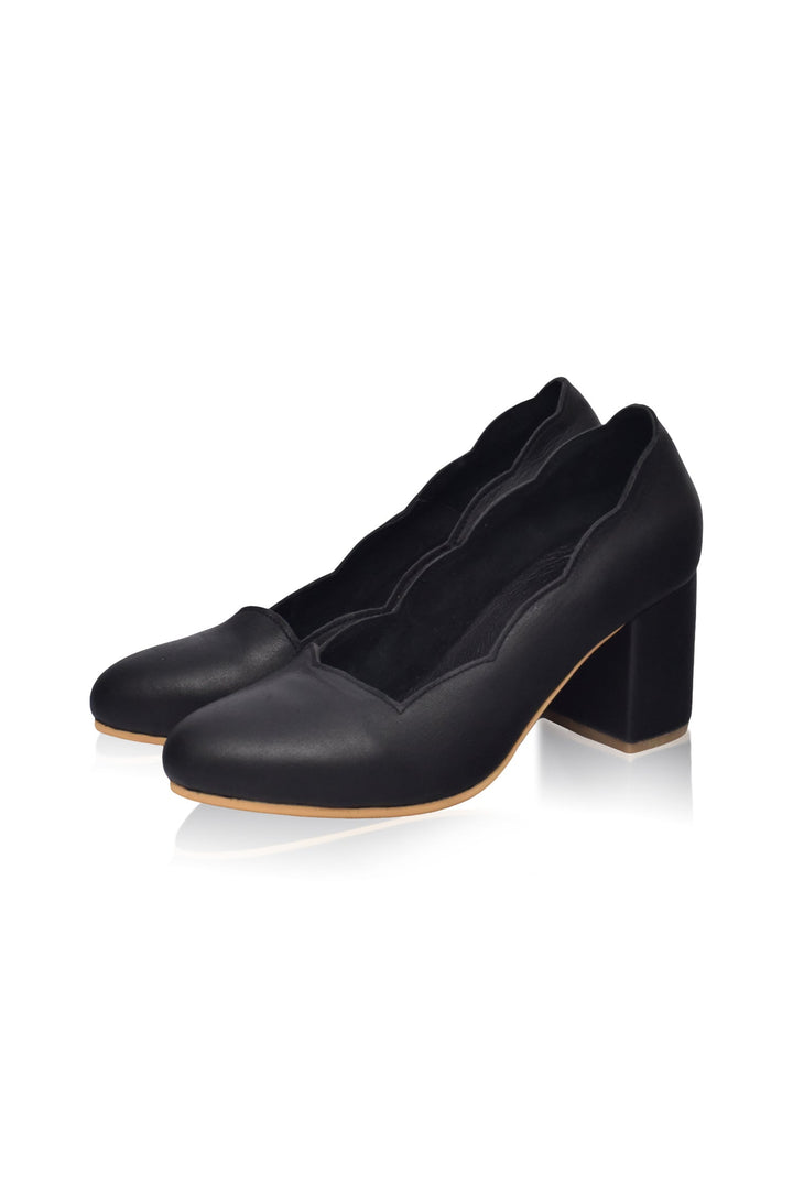 Alia Classic Leather Heels by Bali Lane