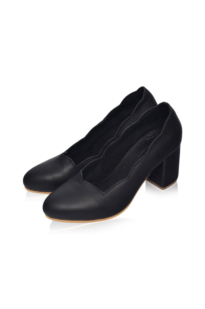 Alia Classic Leather Heels by Bali Lane