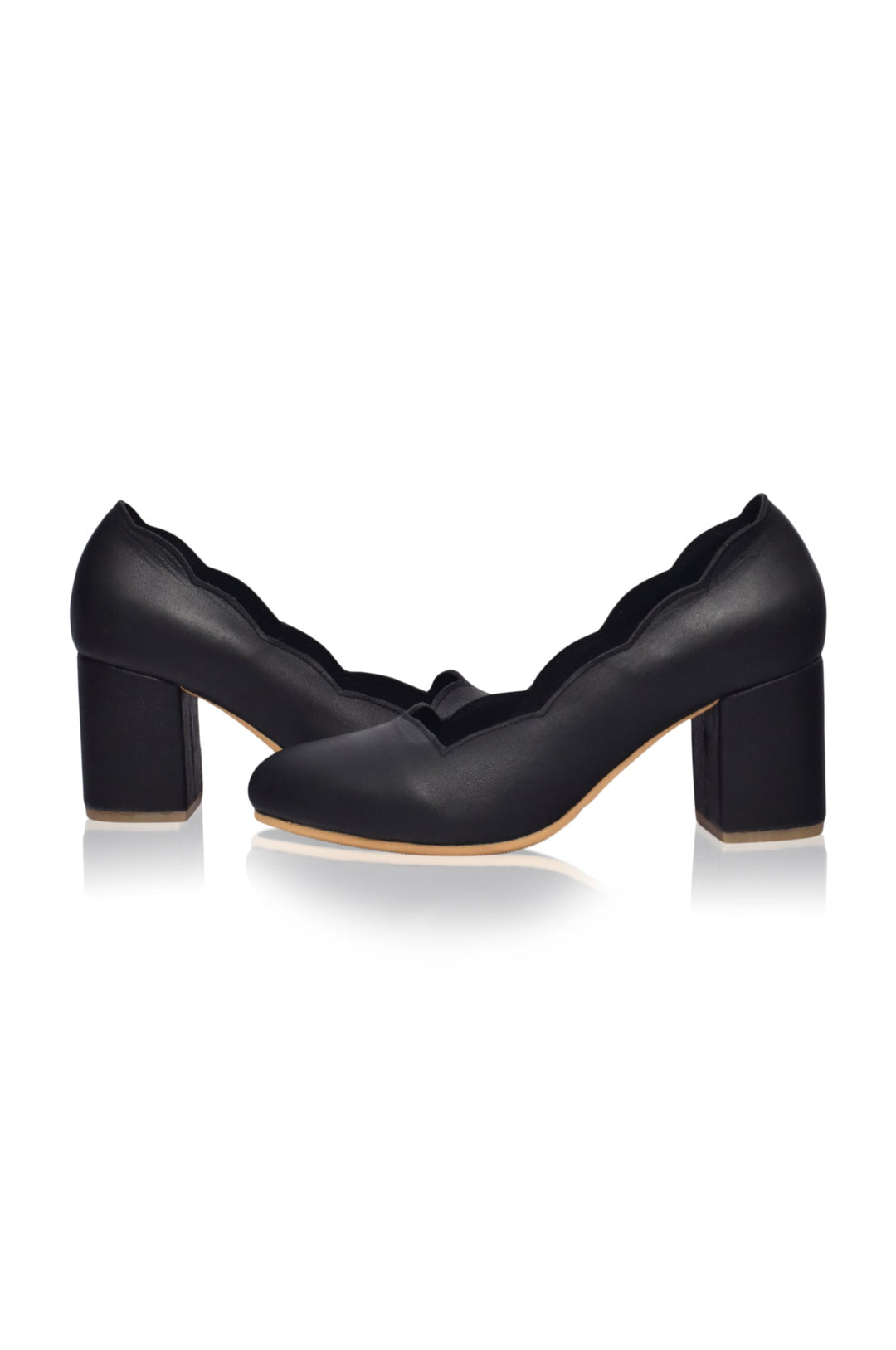 Alia Classic Leather Heels by Bali Lane