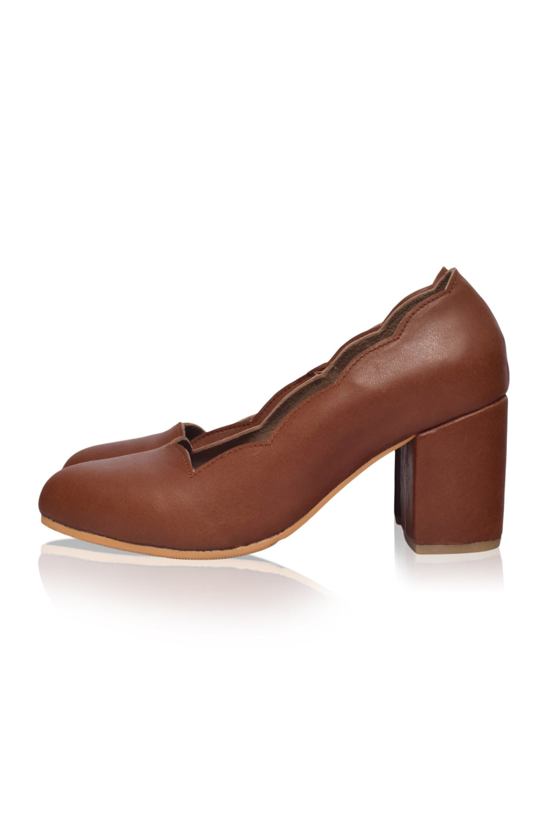 Alia Classic Leather Heels by Bali Lane
