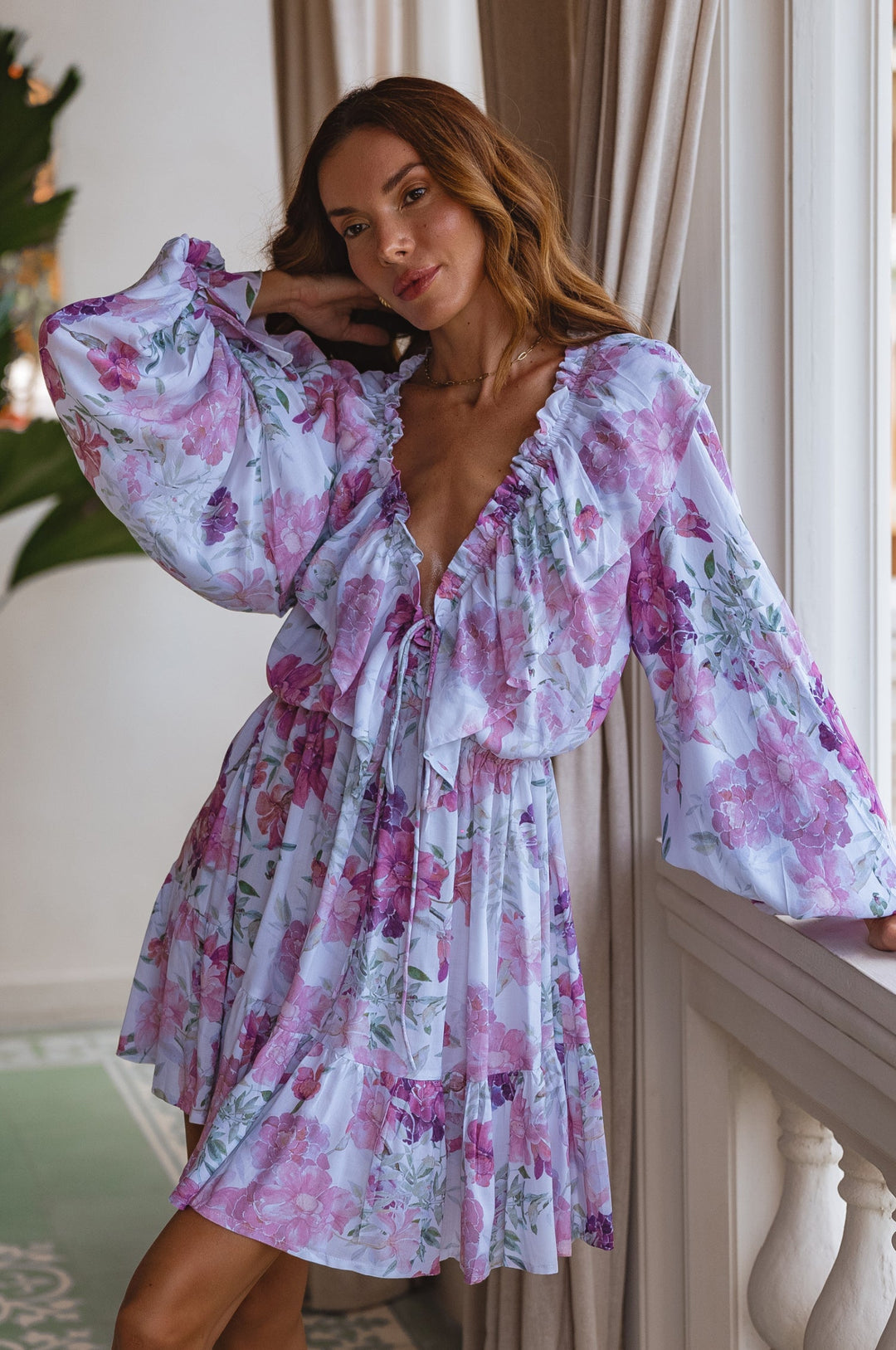 Alice Long Sleeve Mini Dress by Bali ELF