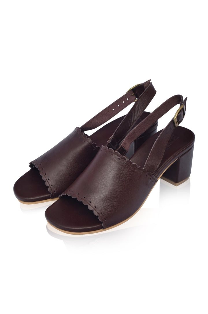 Amber Low Heel Sandals by Bali Lane