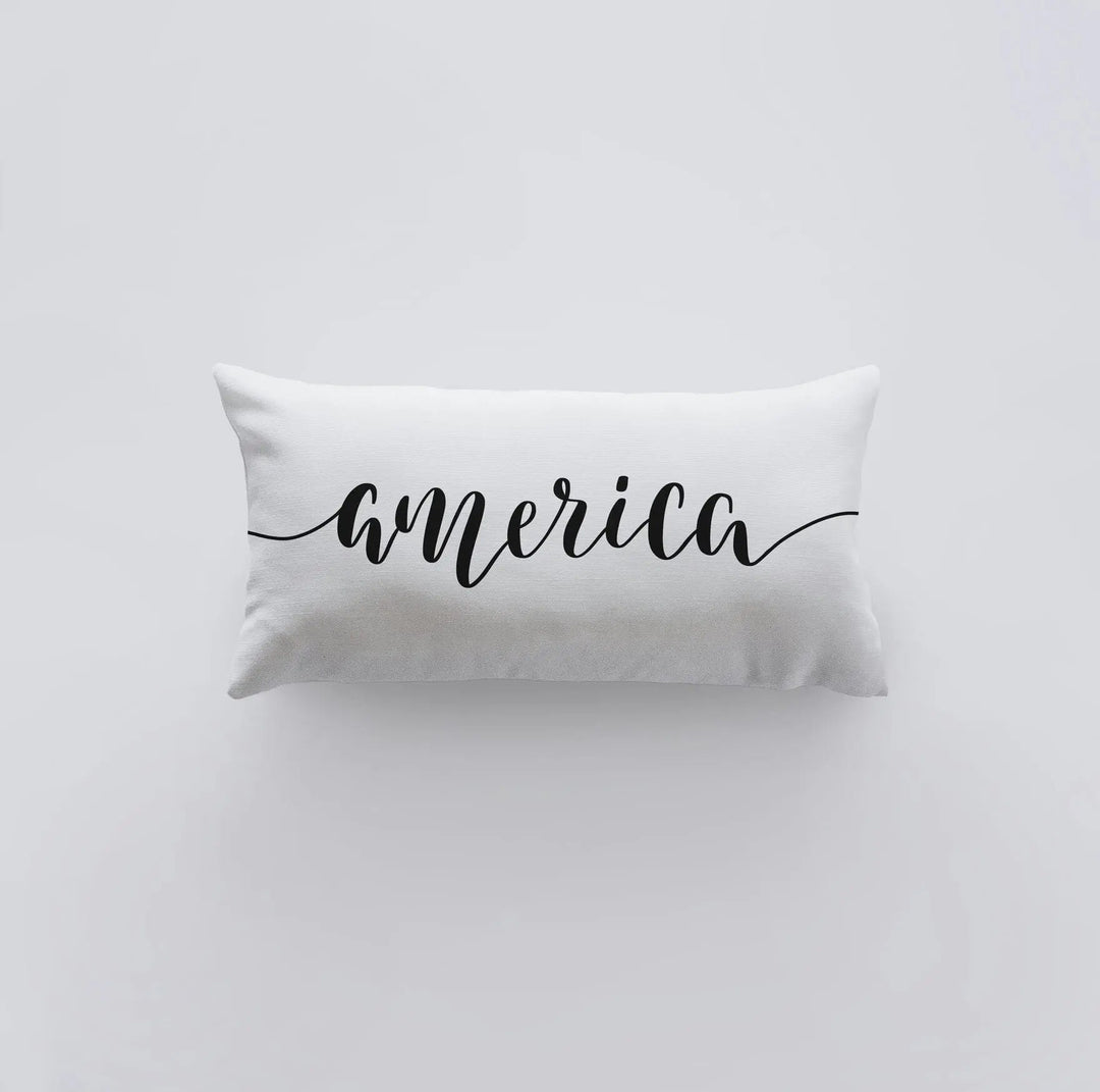 America Pillow Cover | 20x10 | Memorial Gift | Home Décor | Freedom Pillow | Décor | Throw Pillows | Bedroom Décor | Fourth of July