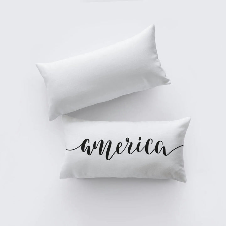 America Pillow Cover | 20x10 | Memorial Gift | Home Décor | Freedom Pillow | Décor | Throw Pillows | Bedroom Décor | Fourth of July