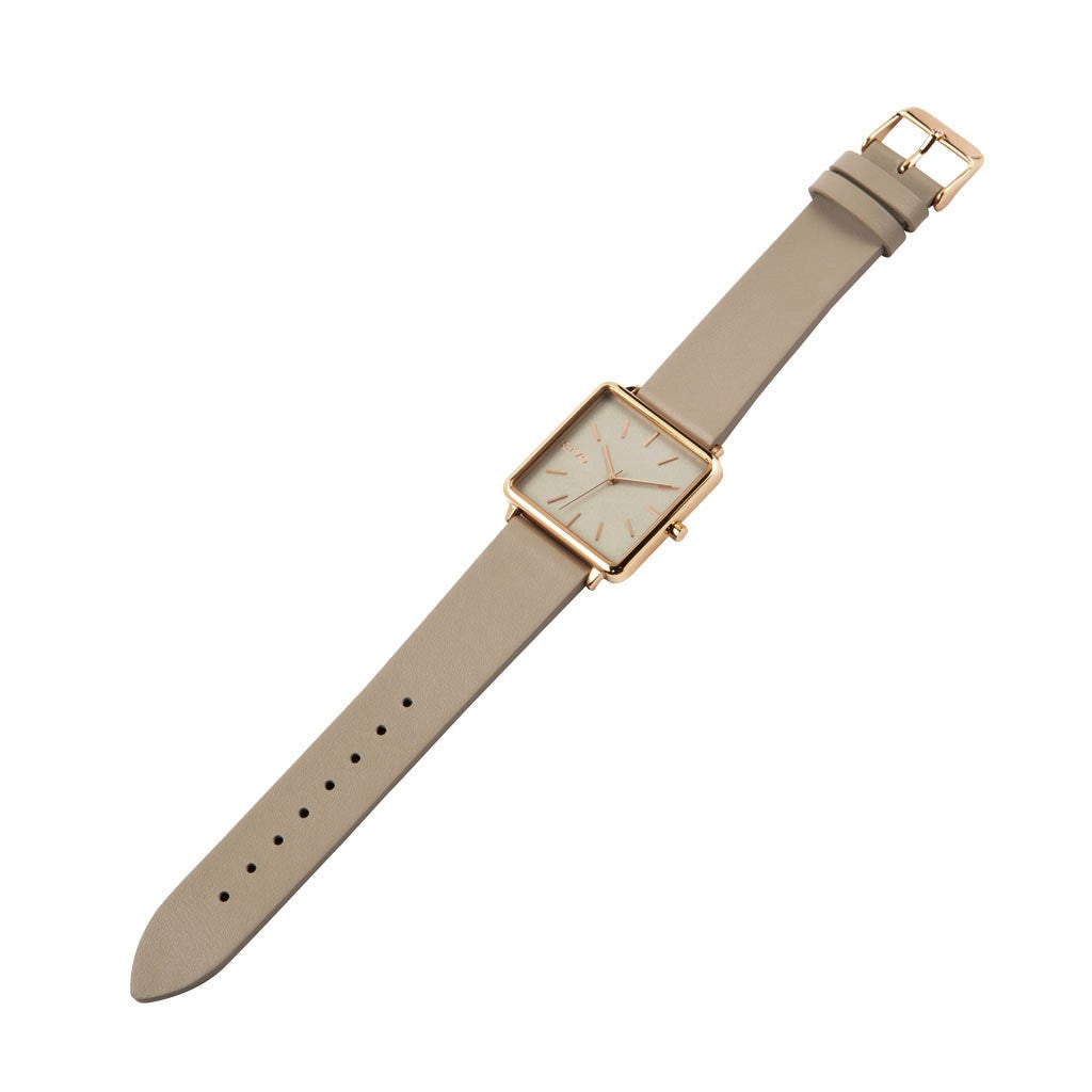 Arvo Time Squared Watch - Taupe by Arvo