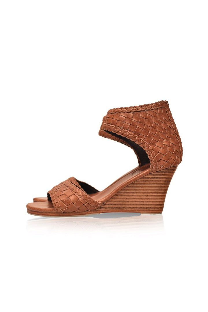 Athena Leather Wedges by ELF