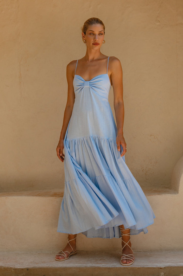 Aurelia Linen Maxi Dress by Bali Lane