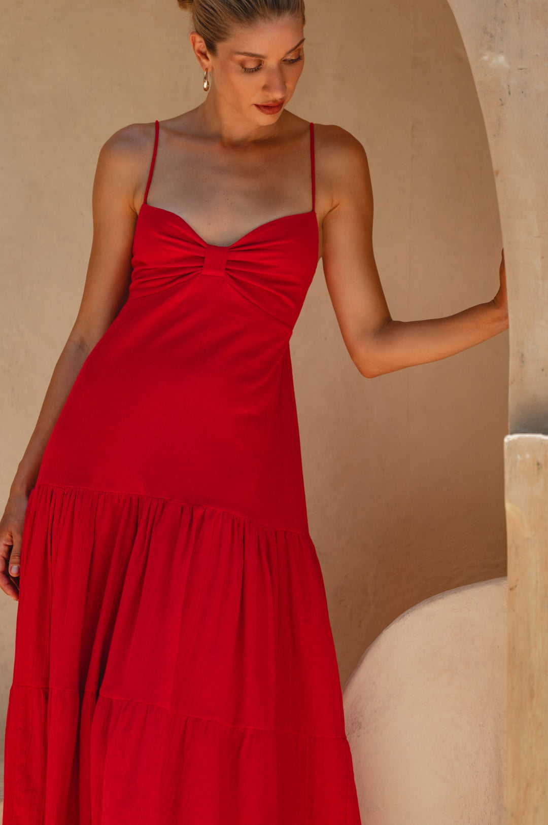 Aurelia Linen Maxi Dress by Bali Lane