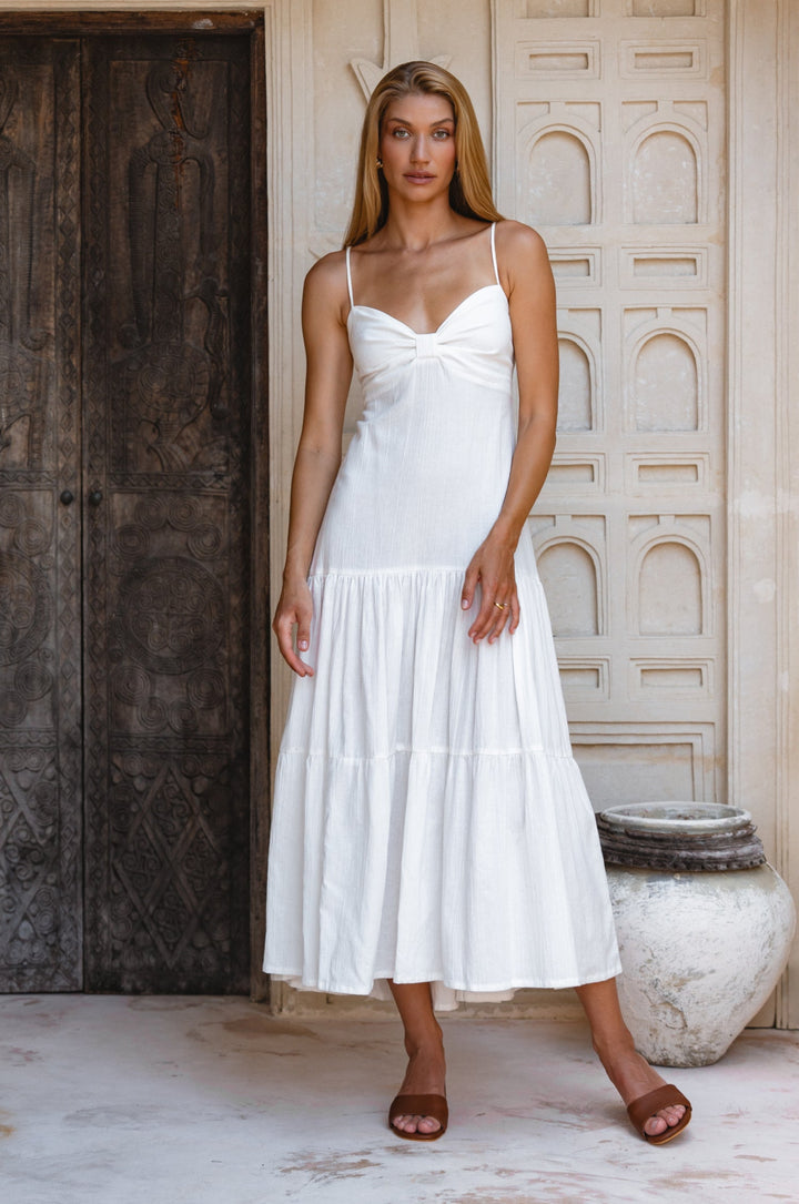 Aurelia Linen Maxi Dress by Bali Lane