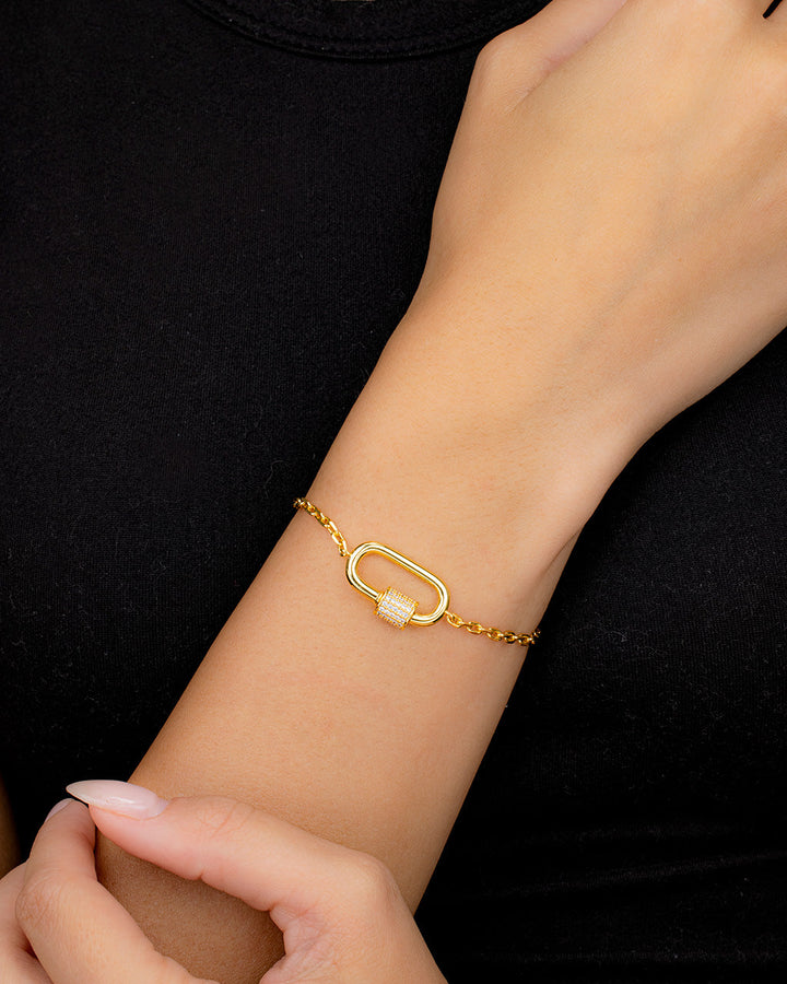 Carabiner Bolo Bracelet