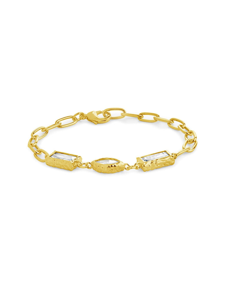 Tate CZ Chain Bracelet by Sterling Forever