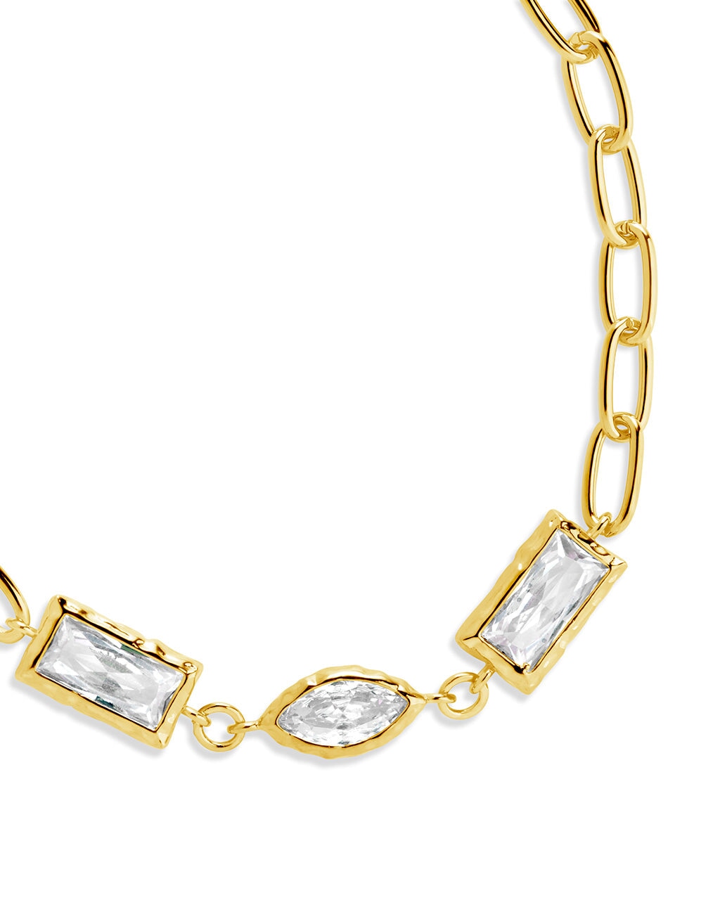Tate CZ Chain Bracelet by Sterling Forever
