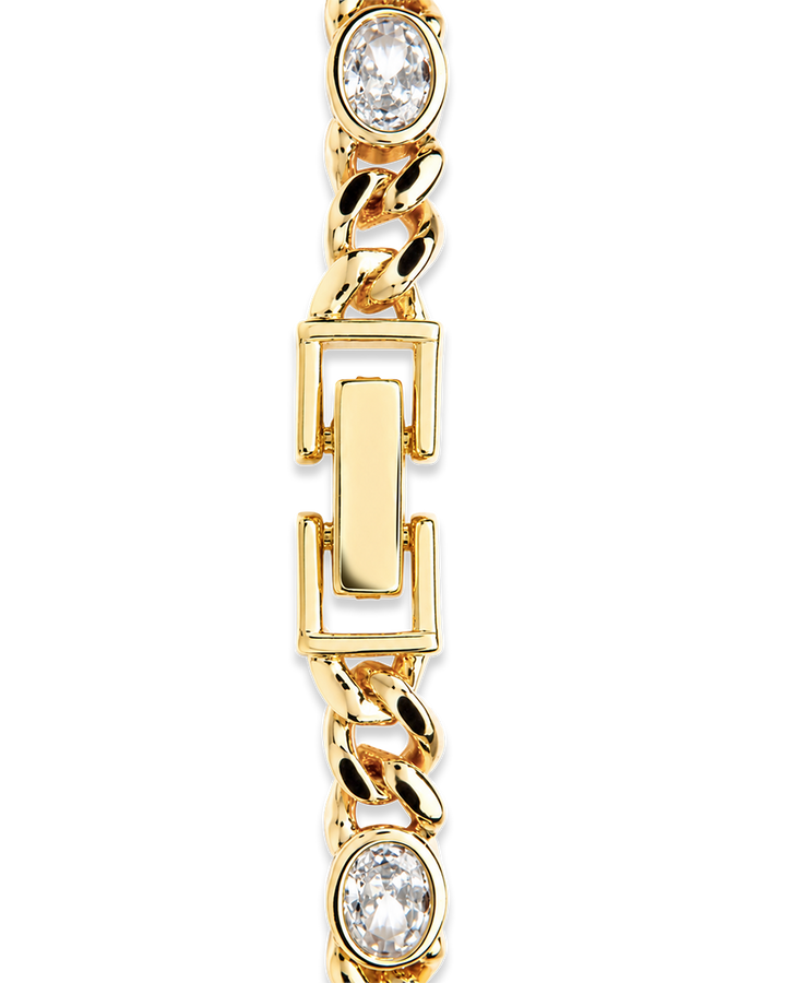 Cassie CZ Bezel Tennis Bracelet