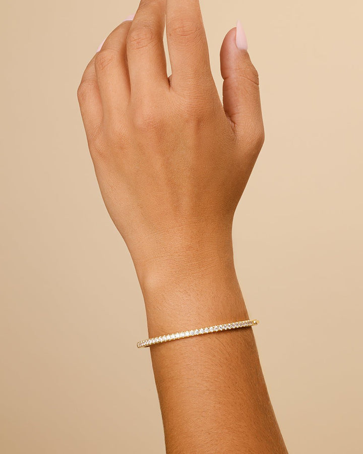 Aster CZ Tennis Bracelet