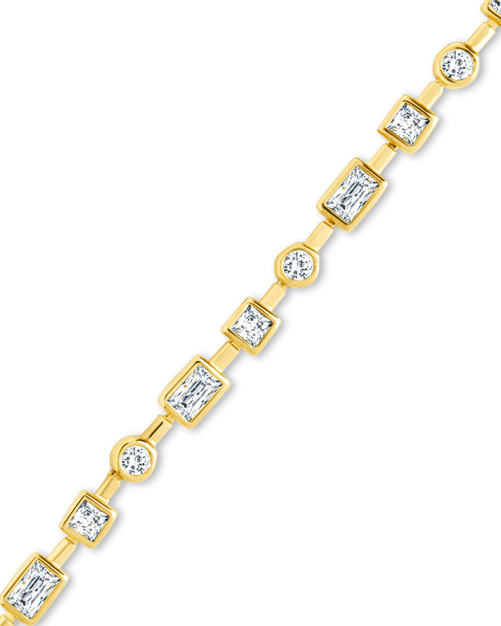 Camden CZ Staggered Tennis Bracelet