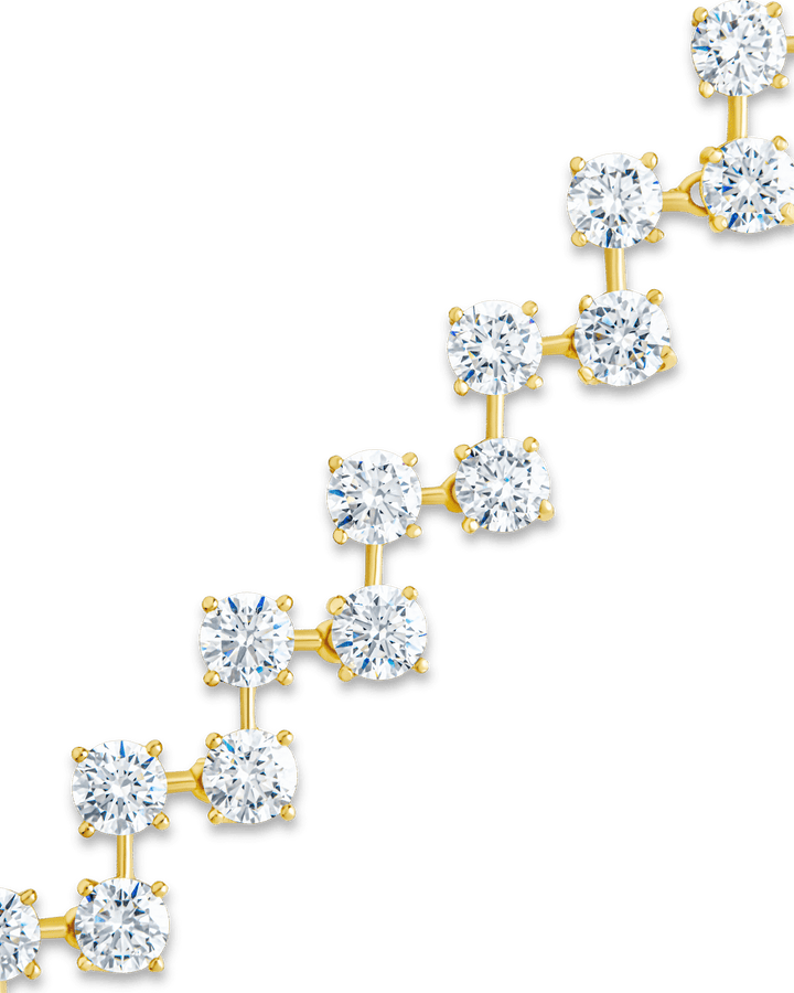 Carson CZ Tennis Bolo Bracelet