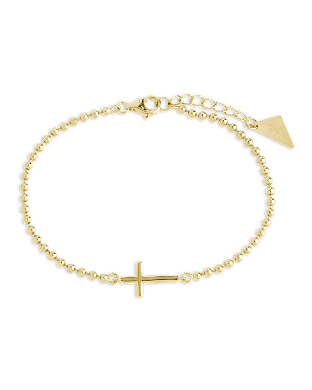 Kelsey Beaded Cross Bracelet