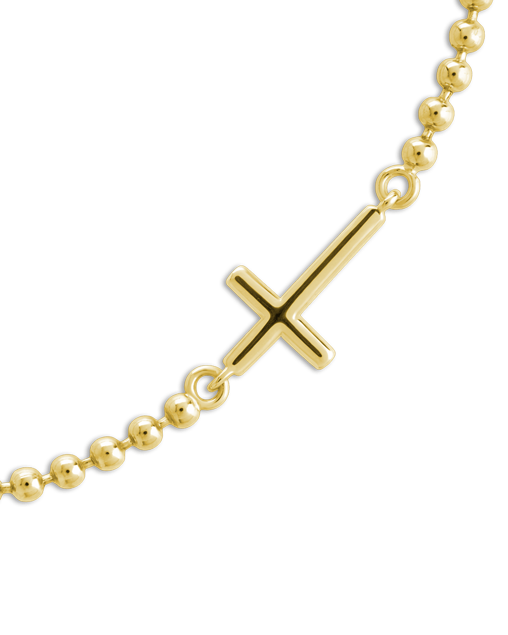 Kelsey Beaded Cross Bracelet