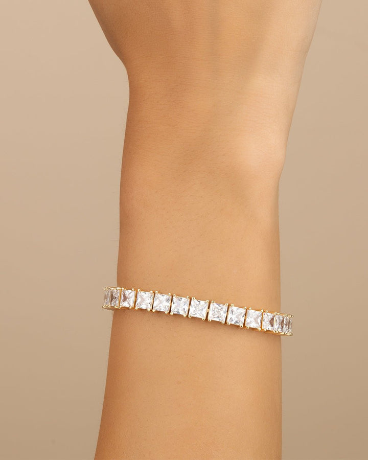 Marisol Princess Cut CZ Tennis Bracelet
