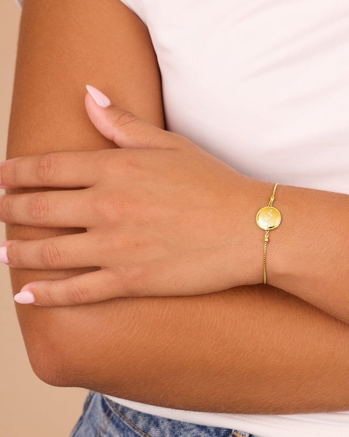 Constellation Disk Bolo Bracelet