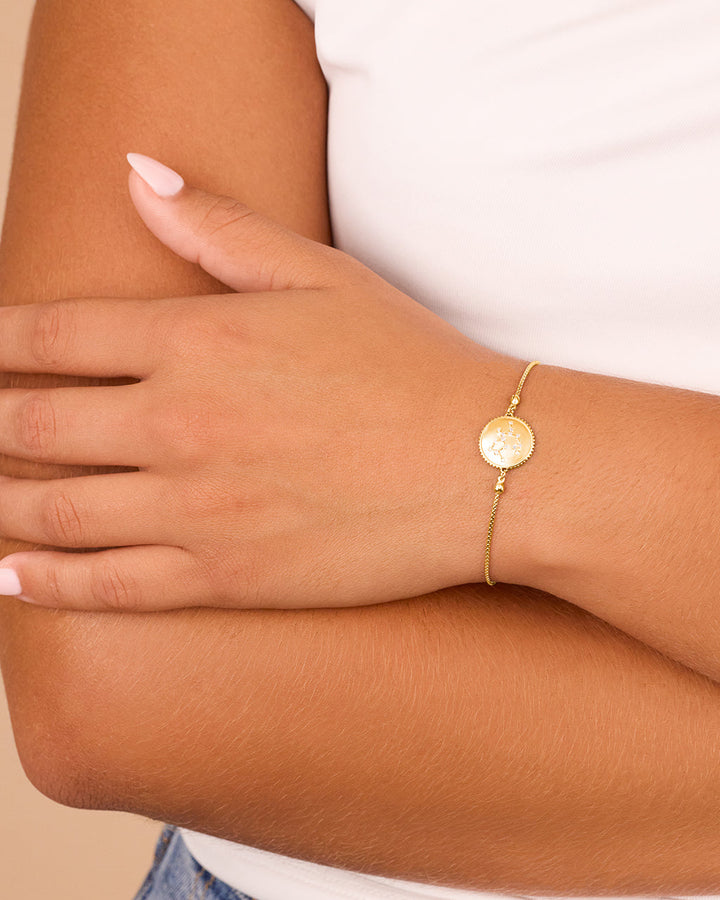 Constellation Disk Bolo Bracelet