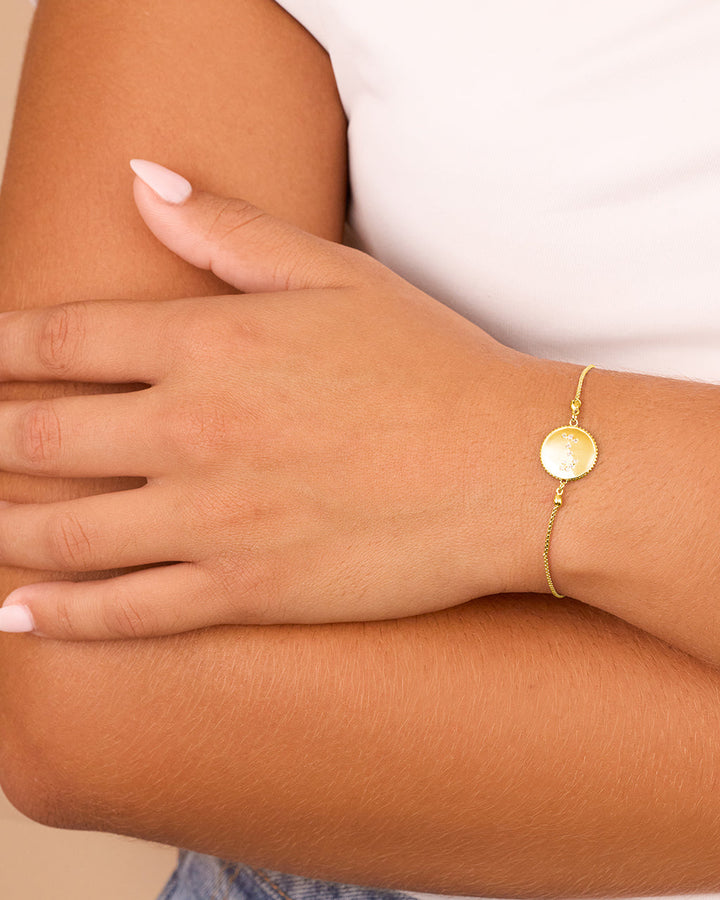 Constellation Disk Bolo Bracelet