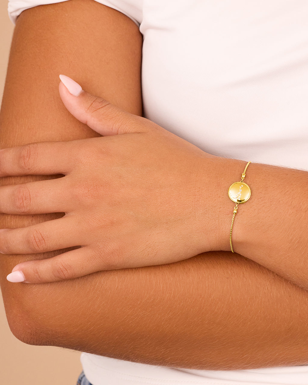 Constellation Disk Bolo Bracelet