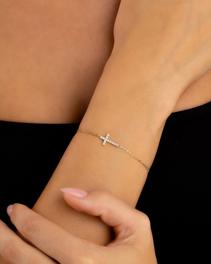 Kinsey Luxe Cross Accent Bracelet