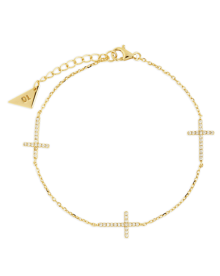 Cross CZ Bracelet
