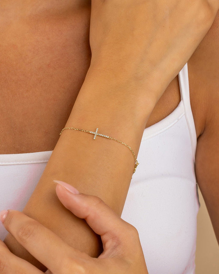 Cross CZ Bracelet