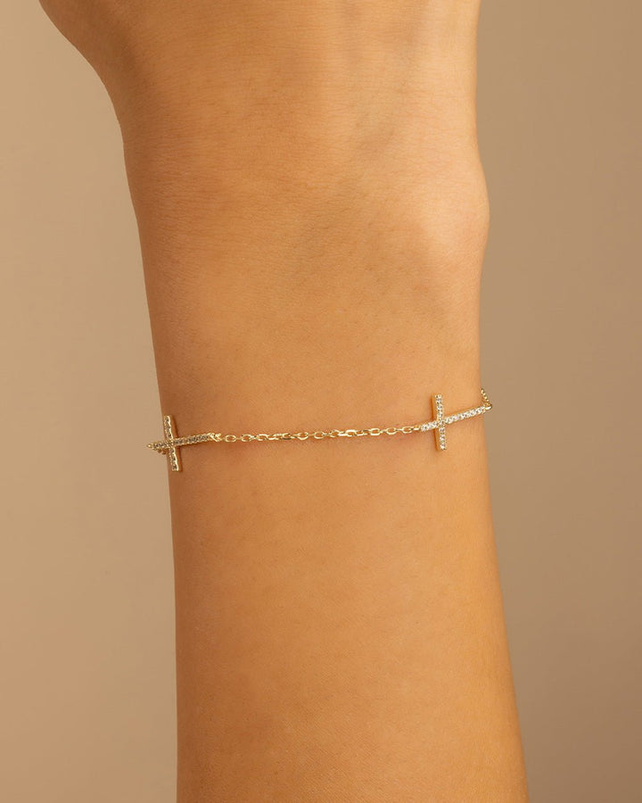 Cross CZ Bracelet