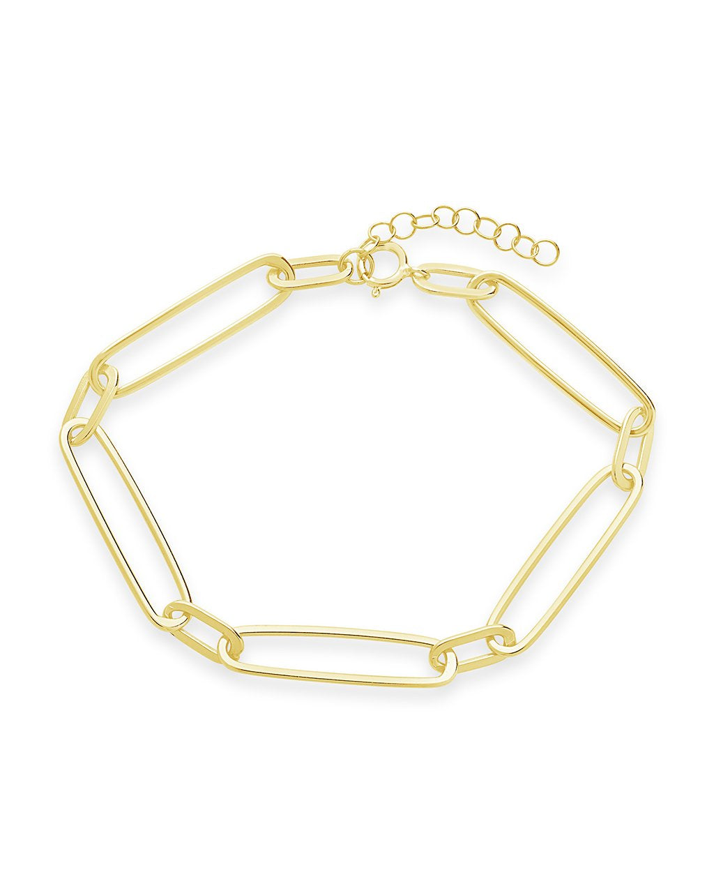 Polished Large Link Bracelet