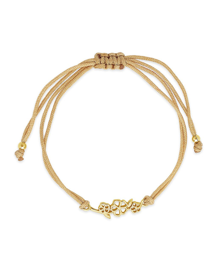 Birth Flower Bolo Bracelet
