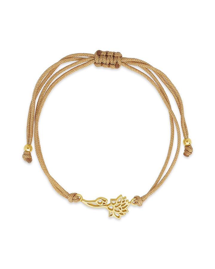 Birth Flower Bolo Bracelet