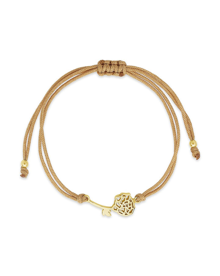 Birth Flower Bolo Bracelet