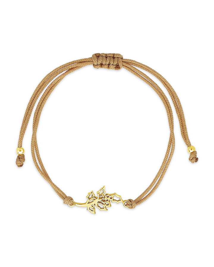 Birth Flower Bolo Bracelet